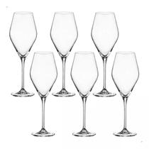 Jogo 6 Tacas Para Vinho Loxia em Cristal Ecológico 470ml