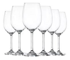 Jogo 6 Taças Para Vinho Tinto Em Cristal Ecológico Anna Bohemia 450ml