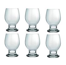 Jogo 6 Taças Paulista Vinho Cerveja Chopp 200ml Vidro Nadir