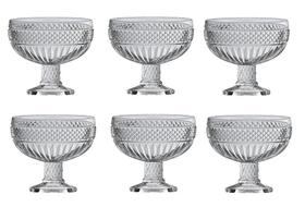 Jogo 6 Taças Sobremesa Cristal Palace Incolor L'hermitage Jogo 6 Taças Sobremesa Cristal Palace Incolor L'hermitage