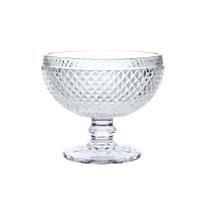 Jogo 6 Taças Sobremesa Vidro 310ml Doces Sorvete Bico de Jaca