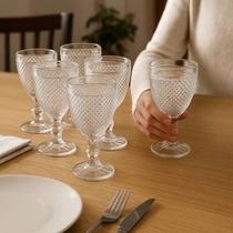 Jogo 6 Taças Vidro Drinks Coquetel Jarra Recipiente Kit Mesa Elegante Copo Bebida Água Suco Vinho Jogo 6 Taças Vidro Drinks Coquetel Jarra Recipiente Kit Mesa Elegante Copo Bebida Água Suco Vinho