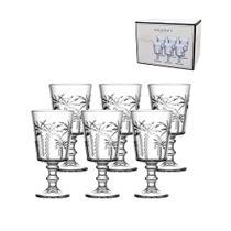 Jogo 6 taças vidro para agua vinho trancoso 320ml transparente hauskraft