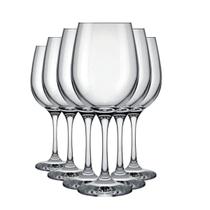 Jogo 6 Taças vinho agua Barone Degustação 600ml Translucida nadir Jogo 6 Taças vinho agua Barone Degustação 600ml Translucida nadir