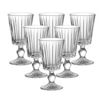 Jogo 6 Taças Vinho Água Suco Cristal Soho 330ml Transparente Luxo Elegante Resistente Jogo 6 Taças Vinho Água Suco Cristal Soho 330ml Transparente Luxo Elegante Resistente
