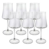 Jogo 6 taças vinho branco Xtra cristal 360ml 23cm -Bohemia
