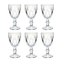 Jogo 6 Taças Vitral Verre 320ml Copo Para Água Vinho Suco