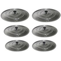Jogo 6 Tampas de Alumínio Avulsas 22,24 e 26cm