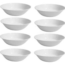 Jogo 6 Tigela Bowl Melamina Branca 670ml Saladeira Atacado Jogo 6 Tigela Bowl Melamina Branca 670ml Saladeira Atacado