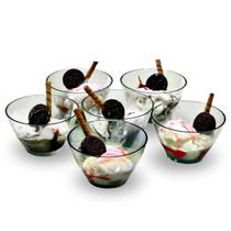 Jogo 6 Tigelas Acrílica Cozinha Sobremesa 350 ml Individual Doce Sorvete Bolo Material Resistente - Micromax Jogo 6 Tigelas Acrílica Cozinha Sobremesa 350 ml Individual Doce Sorvete Bolo Material Resistente - Micromax