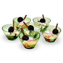 Jogo 6 Tigelas Acrílica Cozinha Sobremesa 350 ml Individual Doce Sorvete Bolo Material Resistente - Micromax Jogo 6 Tigelas Acrílica Cozinha Sobremesa 350 ml Individual Doce Sorvete Bolo Material Resistente - Micromax