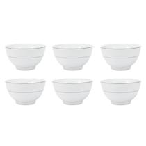 Jogo 6 Tigelas Bowls De Porcelana 13Cm 500Ml Martha Schmidt