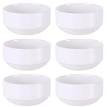 Jogo 6 Tigelas Porcelana Branca 138ml Bowl Pequeno Tramontina Paola Empilhável Mesa Posta Jogo 6 Tigelas Porcelana Branca 138ml Bowl Pequeno Tramontina Paola Empilhável Mesa Posta