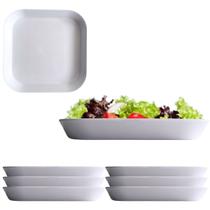 Jogo 6 Travessa em Melamina 20cm Pote Saladeira Restaurante