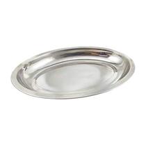 Jogo 6 Travessa Funda Oval Inox 25cm Porção Comida Servir Salada Jogo 6 Travessa Funda Oval Inox 25cm Porção Comida Servir Salada