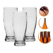 Jogo 6 Tulipinhas Transparentes 220ml Bar Cerveja Chopp