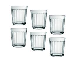 Jogo 6 Unidades Copo Americano Rocks Campari Whisky 300ml Nadir