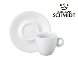 Jogo 6 Xícara 230ml Com 6 Pires Para Café Com Leite Chá Schmidt Sofia - PORCELANA SCHMIDT