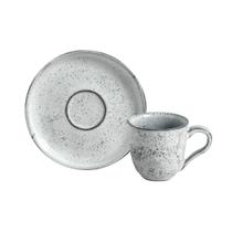 Jogo 6 Xícaras 120ml Com Pires em Stoneware Bio Echo Porto Brasil Jogo 6 Xícaras 120ml Com Pires em Stoneware Bio Echo Porto Brasil