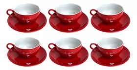 Jogo 6 Xícaras 160ml Chá L'amour Hauskraft