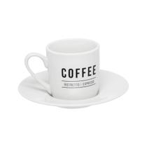 Jogo 6 Xícaras 80ml Para Café Porcelana Manhattan Hauskraft Jogo 6 Xícaras 80ml Para Café Porcelana Manhattan Hauskraft