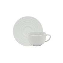 Jogo 6 Xicaras Café Com Pires 100ml - Mod. Arcos 260