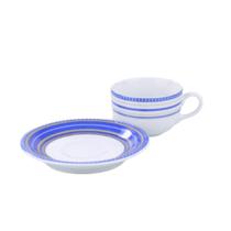 Jogo 6 Xícaras Café Com Pires 100ml - Paula 2265