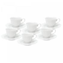 Jogo 6 Xícaras Café Maldivas Branco 80ml Wolff Jogo 6 Xícaras Café Maldivas Branco 80ml Wolff