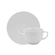 Jogo 6 Xicaras Chá Com Pires 200ml - Mod. Arcos 260 Jogo 6 Xicaras Chá Com Pires 200ml - Mod. Arcos 260