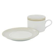 Jogo 6 Xícaras Chá Com Pires 200ml - Vera 2256