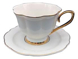 Jogo 6 Xícaras Chá Porcelana 240ml Mon Charmant L Hermitage Jogo 6 Xícaras Chá Porcelana 240ml Mon Charmant L Hermitage