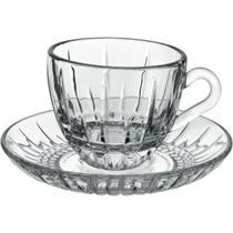 JOGO 6 XICARAS DE CAFE COM PIRES HOME&CO VIDRO 35ML 10x6x5cm TRANSPARENTE JOGO 6 XICARAS DE CAFE COM PIRES HOME&CO VIDRO 35ML 10x6x5cm TRANSPARENTE