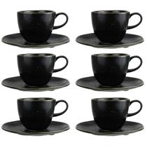 Jogo 6 Xícaras de Chá Café 220ml Ryo Volcano Oxford Porcelanas Jogo 6 Xícaras de Chá Café 220ml Ryo Volcano Oxford Porcelanas