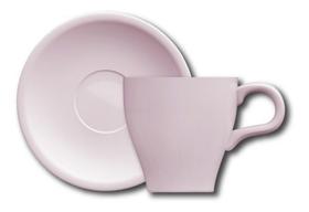 Jogo 6 xicaras de cha com pires porcelana 180ml tulipa Jogo 6 xicaras de cha com pires porcelana 180ml tulipa