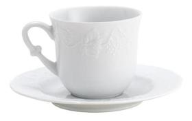 Jogo 6 Xícaras Wolff De Porcelana P/chá Vendange 200ml Jogo 6 Xícaras Wolff De Porcelana P/chá Vendange 200ml