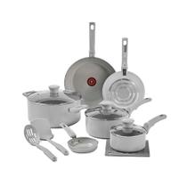 Jogo 6pçs Tefal Refresh Ceramic Cinza + 3 Acessórios Jogo 6pçs Tefal Refresh Ceramic Cinza + 3 Acessórios