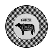 Jogo 6un Pratos Rasos Barbecue Alleanza 29cm