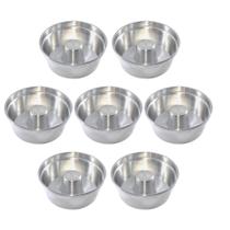 Jogo 7 Forma Bolo Pudim Assadeira Redonda Com Tubo Nº 18 - Mania de Alumínio Jogo 7 Forma Bolo Pudim Assadeira Redonda Com Tubo Nº 18 - Mania de Alumínio