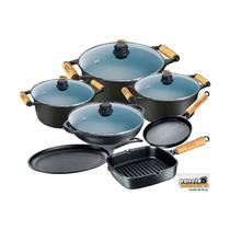 Jogo 7 Pçs Caçarolas, Frigideiras E Chapa Panela Mineira Jogo 7 Pçs Caçarolas, Frigideiras E Chapa Panela Mineira
