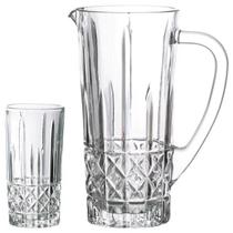 Jogo 7 Peças Jarra 1l e 6 Copos 256ml