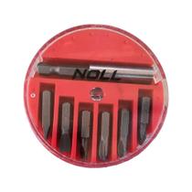 Jogo 7pc ponta bits simples 25mm noll