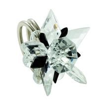 Jogo 8 Argolas Porta Guardanapo Flor Acrilico Nataluz