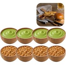 Jogo 8 Bowls Em Bambu Verona Molheira Pequena Multiuso Lyor