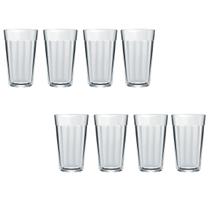 Jogo 8 Copo Americano Vidro Long Drink 345ml Cristal Nadir Jogo 8 Copo Americano Vidro Long Drink 345ml Cristal Nadir