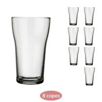 Jogo 8 Copos 200ml Cerveja Churrasco Boteco Trad. Nadir