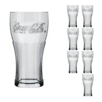 Jogo 8 Copos 470ml Coca Cola Nadir Refri Suco Glamour