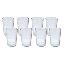 Jogo 8 Copos Arizona Vidro Resistente 200ml Agua Suco Bebidas Jogo 8 Copos Arizona Vidro Resistente 200ml Agua Suco Bebidas