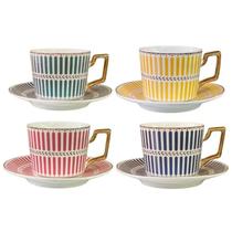 Jogo 8 Peças para Café 70ml Olimpo em Porcelana L'hermitage Jogo 8 Peças para Café 70ml Olimpo em Porcelana L'hermitage