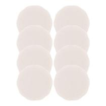 Jogo 8 Prato De Sobremesa Porcelana New Bone Butterfly Branco Off White Lyor 19cm