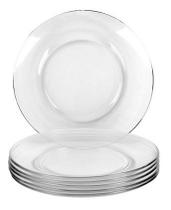 Jogo 8 Pratos Rasos + 8 Fundos + 8 Sobremesa Astral Duralex